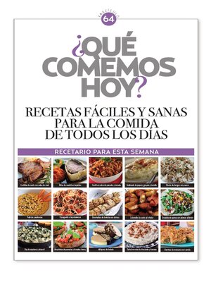 cover image of ¿Qué comemos hoy?